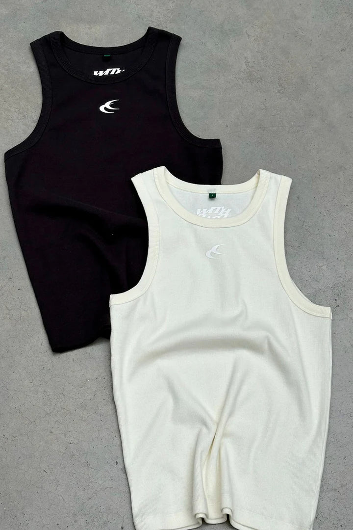Scuffers Ecru & Dark Canale SCFF Tank Top Pack