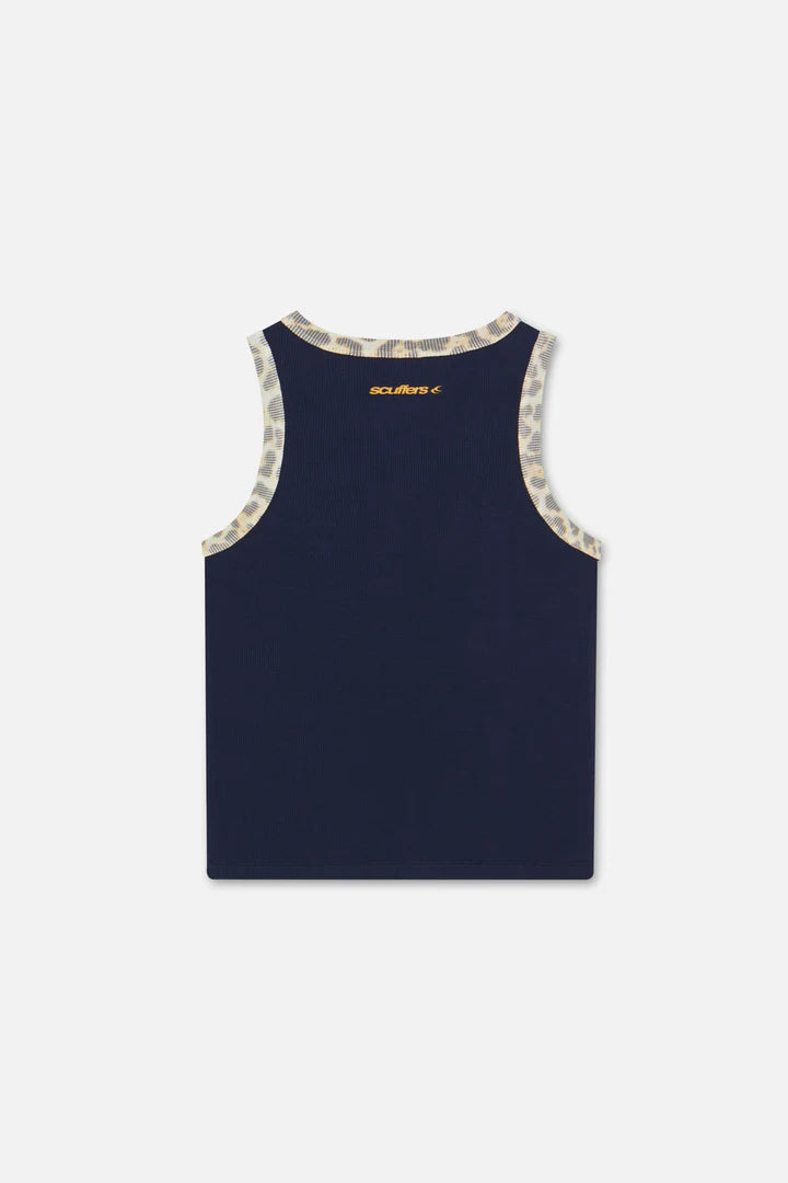 Scuffers Animal Navy Waffle SCFF Tank Top