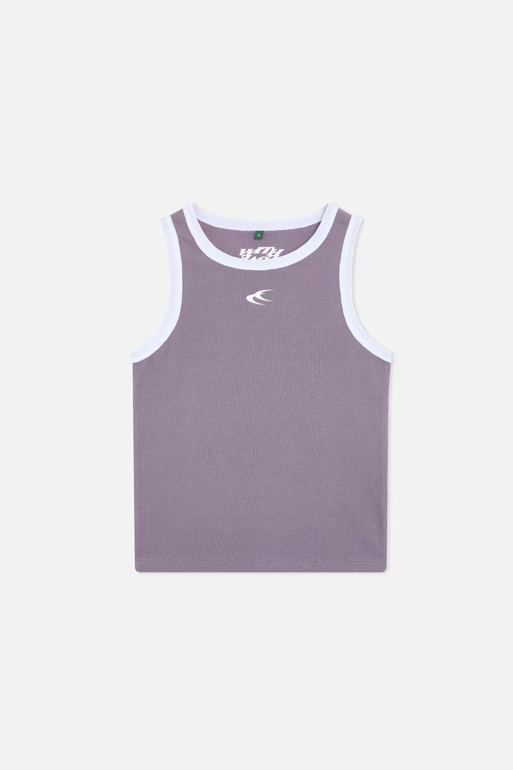 Scuffers Waffle SCFF Dusty Purple Tank Top
