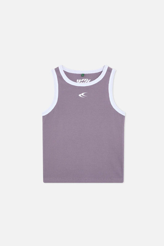 Scuffers Waffle SCFF Dusty Purple Tank Top
