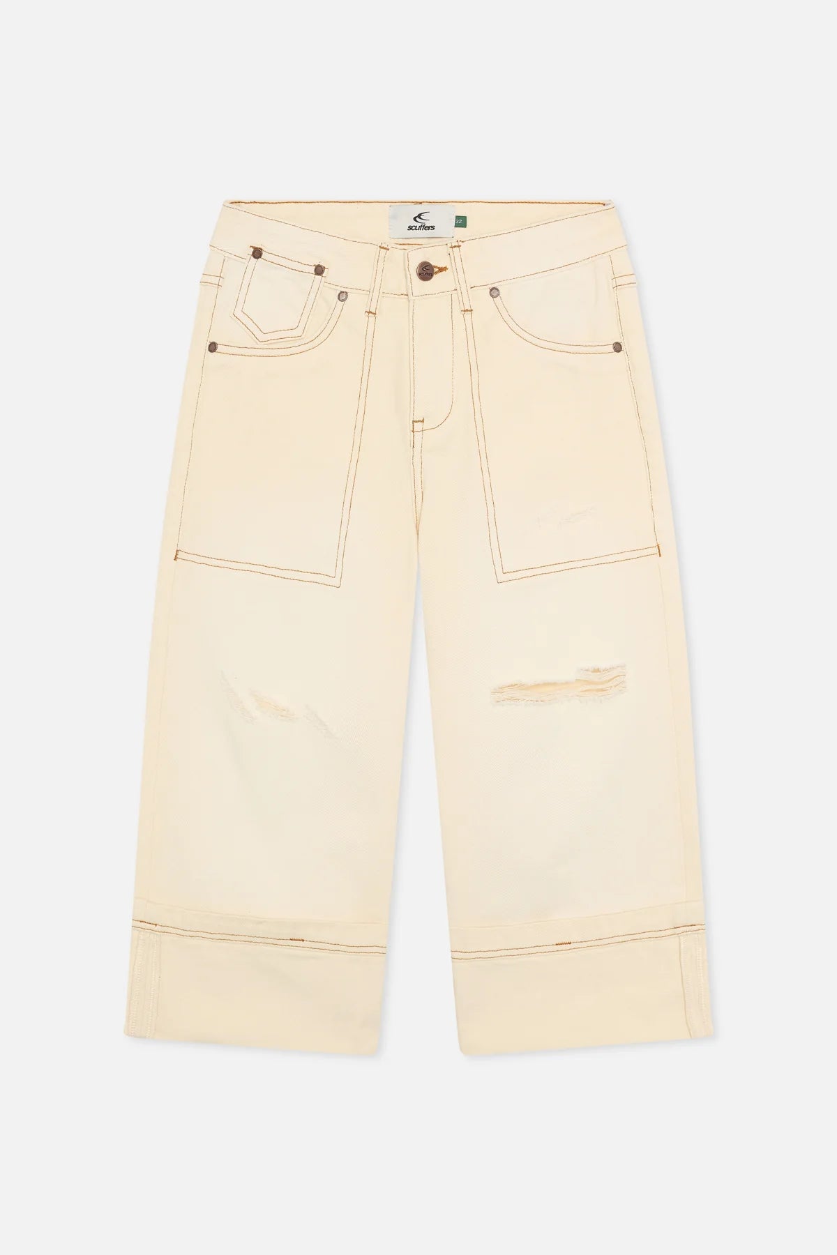 Scuffers Capri Ecru Pants