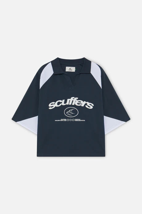Scuffers Effortless Navy Polo