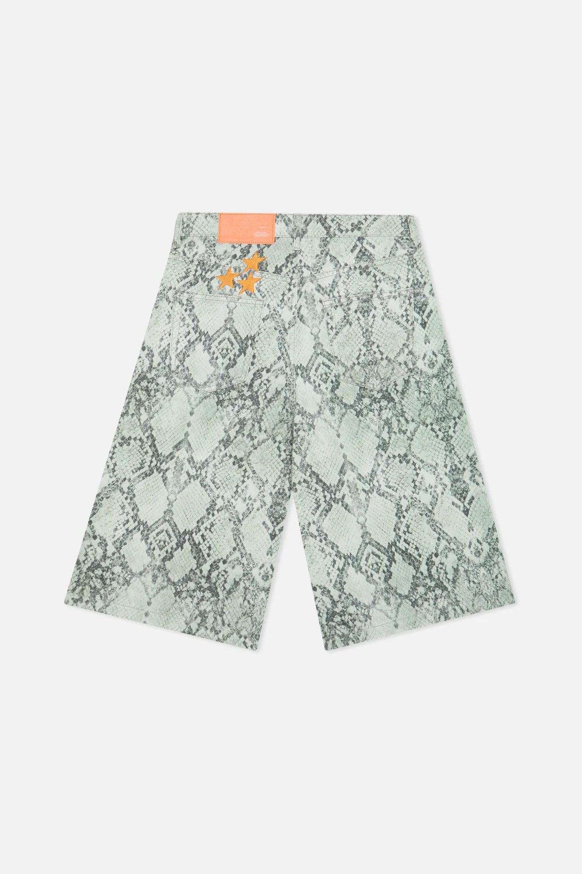 Scuffers Jumbo Green Snakeprint Shorts