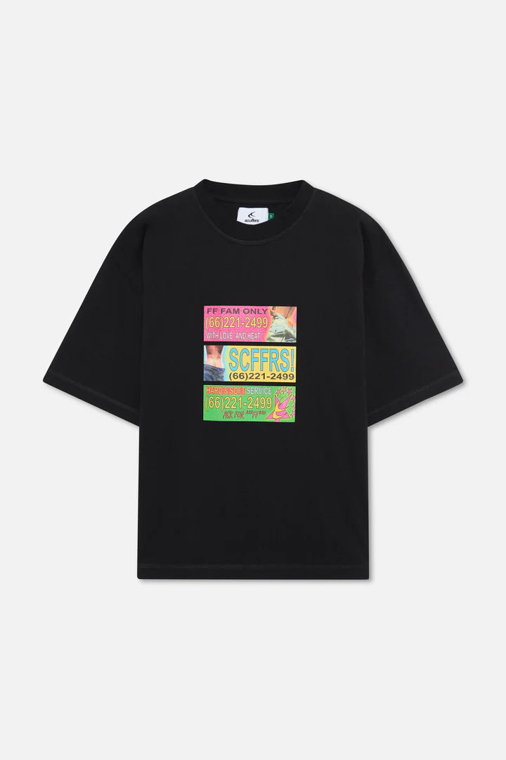 Scuffers Love and Heat Black T-Shirt