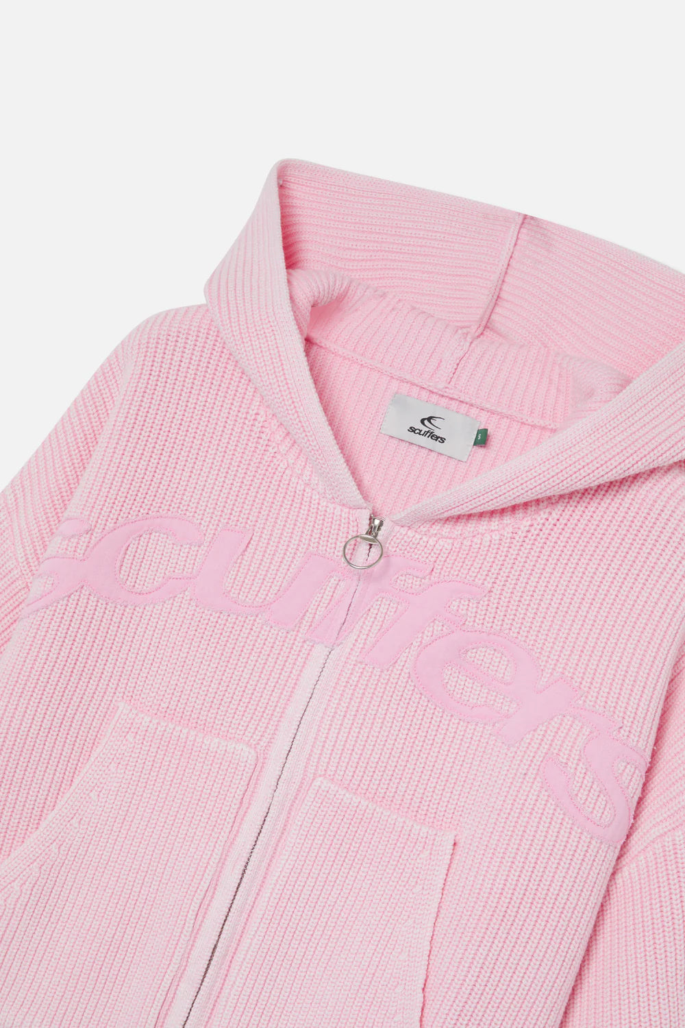 Scuffers New Light Pink Buzz Knit Zipper
