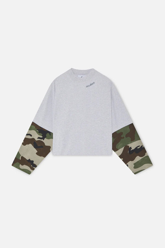 Scuffers New Kurtis Grey Melange Long sleeve