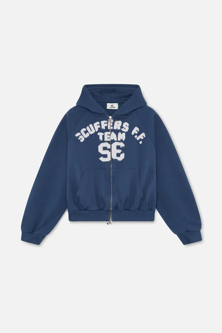 Scuffers Omega Navy Zipper
