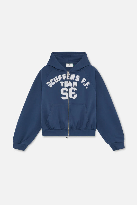 Scuffers Omega Navy Zipper
