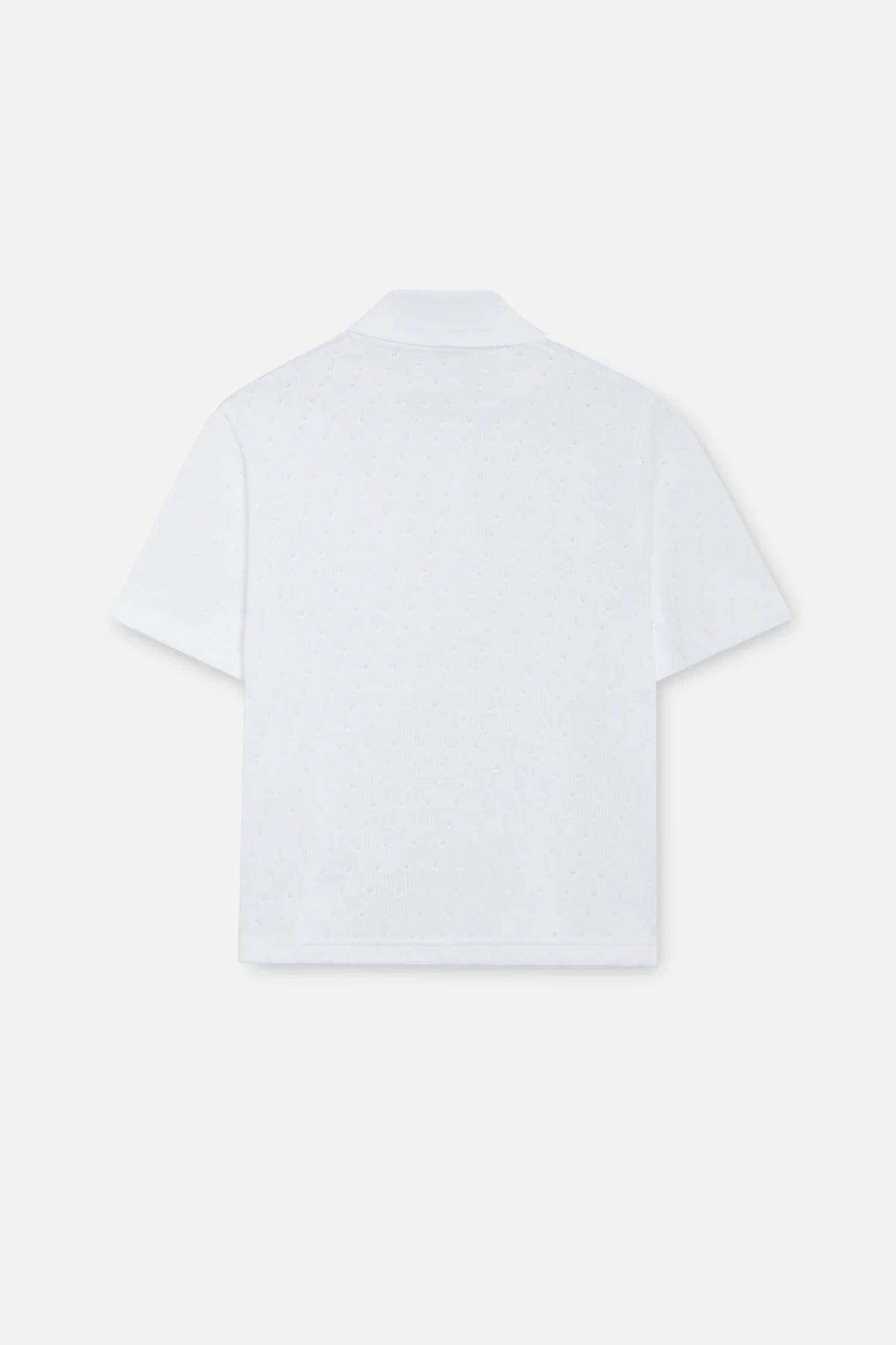 Scuffers Openwork White Polo
