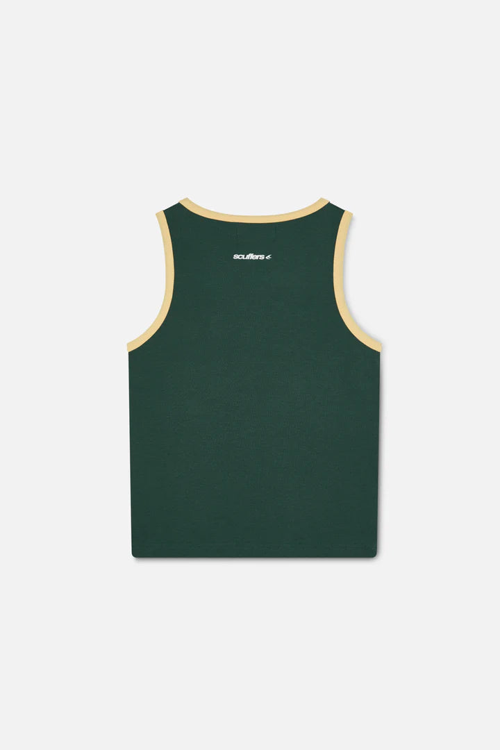 Scuffers Twice Green Tank Top