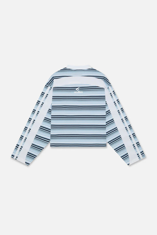 Scuffers Sport Tech Navy Striped Long sleeve