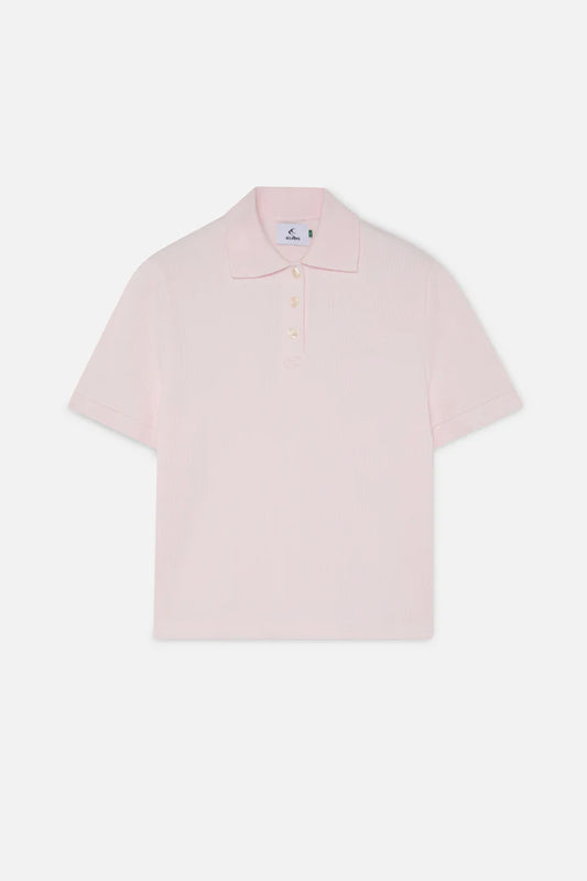 Scuffers Waffle Pink Polo