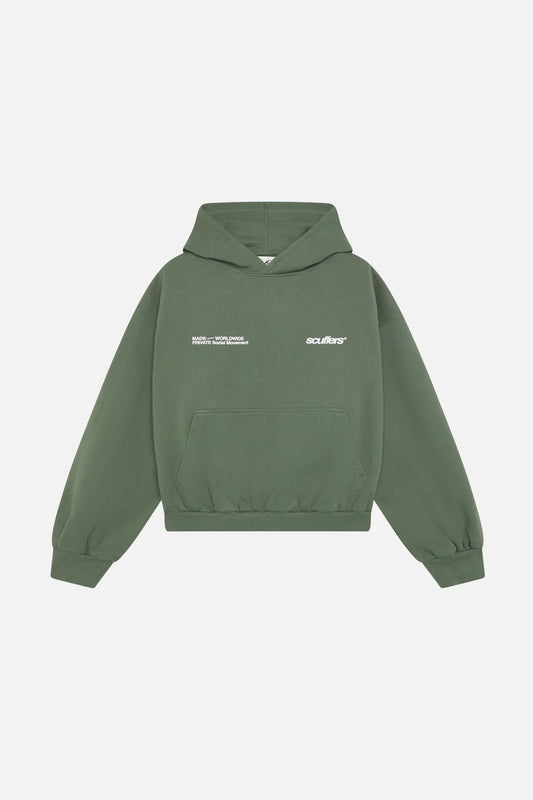 Scuffers Worldwide Green Hoodie