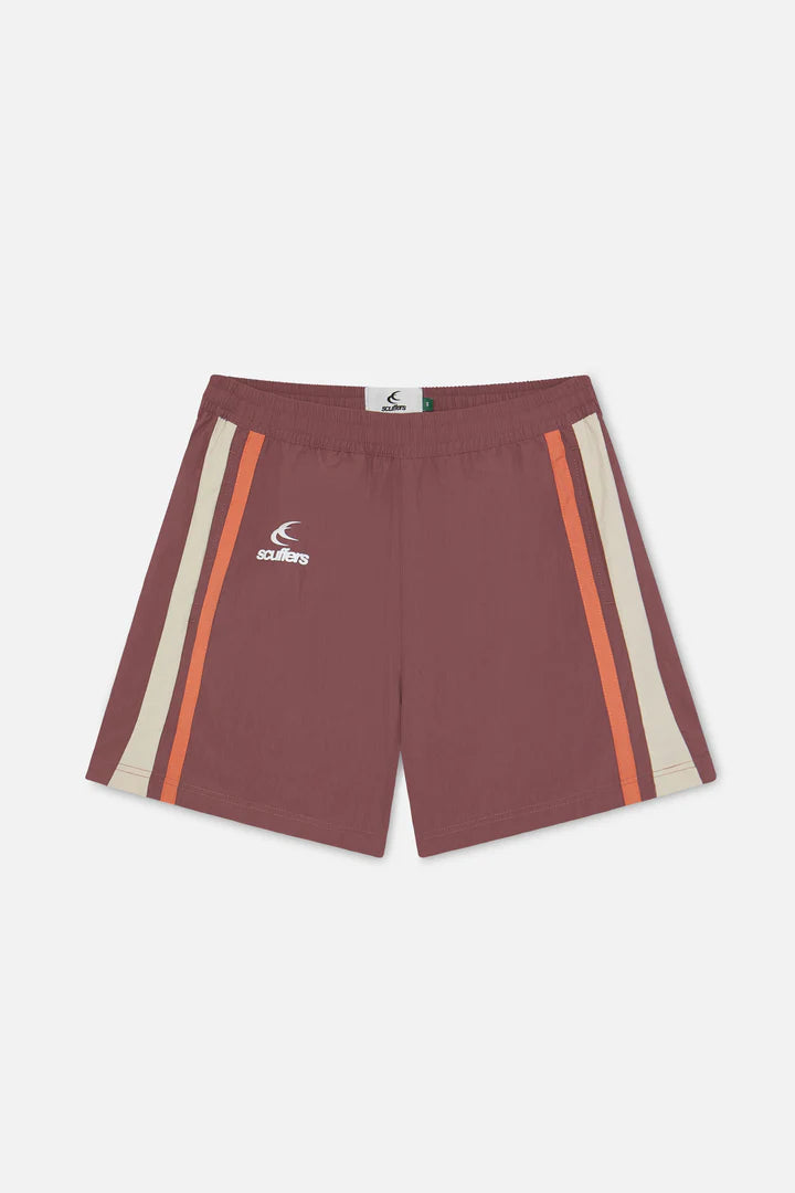 Scuffers Tech Burgundy Shorts