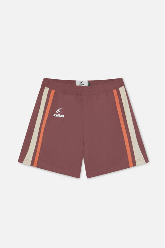 Scuffers Tech Burgundy Shorts