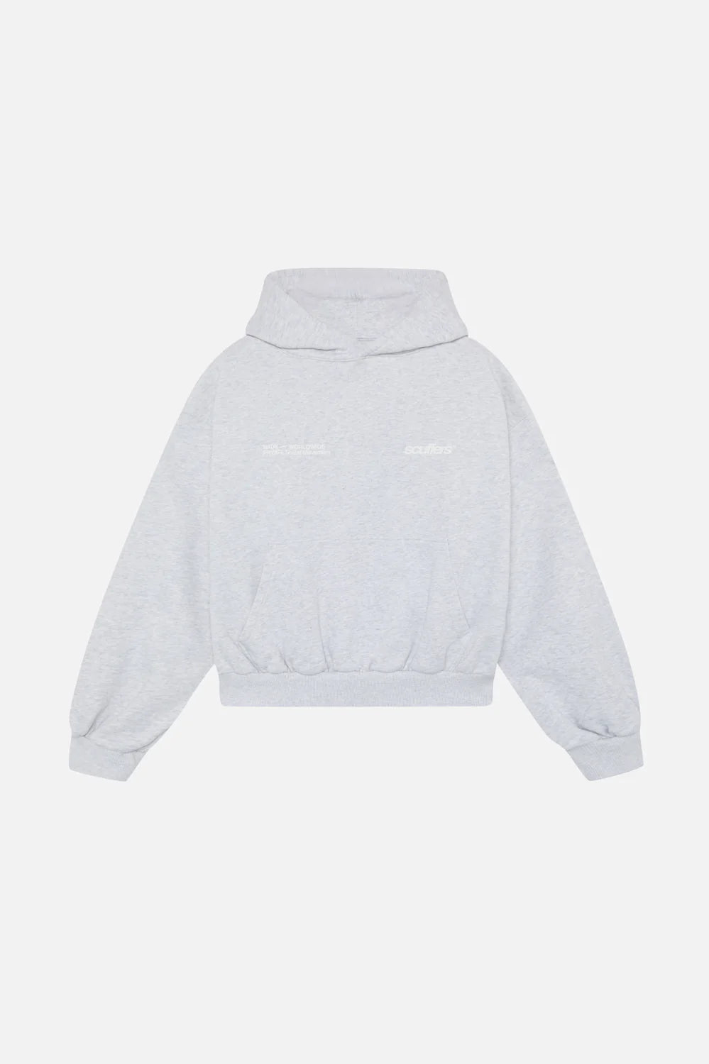 Scuffers Worldwide Grey Melange Hoodie